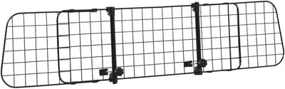 Damenzo - Hondenhek - Hondenrek - Hondenrek auto - Kofferbak - Transport rooster - Universeel - Uitschuifbaar - 152X30 cm - Zwart