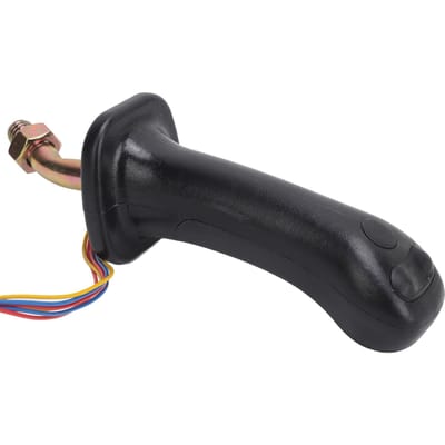 2 STKS Graafmachine Joystick Handgrepen 3 Knoppen Zwart Duurzaam voor Doosan DH DX150 215 225 300 370‑9C