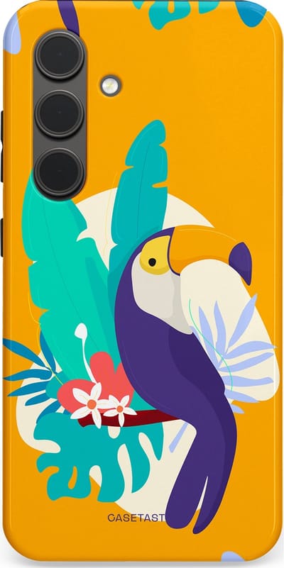 Casetastic Hoesje Geschikt voor Samsung S24 - Stijlvolle Beschermende Duo-layer Case - Toeceaan