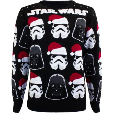 Star Wars - Disney Christmas jumper - Darth Vader & Stormtrooper - S tot XXL - voor Mannen - meerkleurig