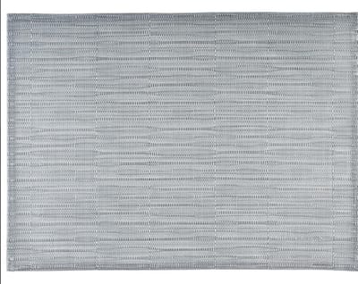 Placemat, fijne band, 45x33 cm, verpakt per 6 stuks, kleur zilver