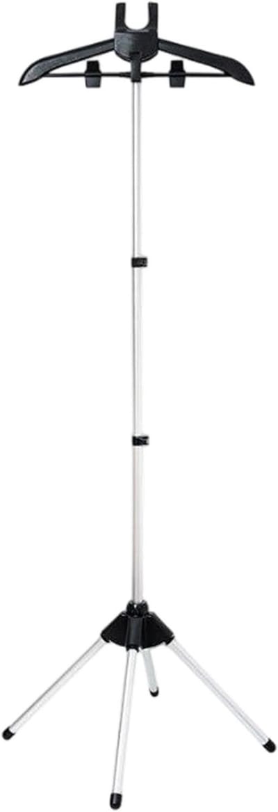 Kledingrek voor stomer - Stoomhouder kleding - Kleding stomen - Verstelbare hoogte - 160 cm - Zwart