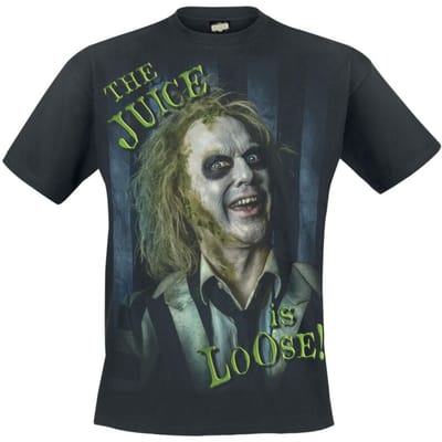 Beetlejuice T-shirt - Beetlejuice - Juice Is Loose - S tot M - voor Mannen - zwart