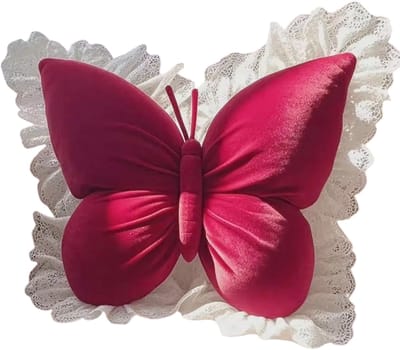 Decoratief Kussen – Schattig Sierkussen voor Bank, Bed, Woonkamer en Kinderkamer - Rood
