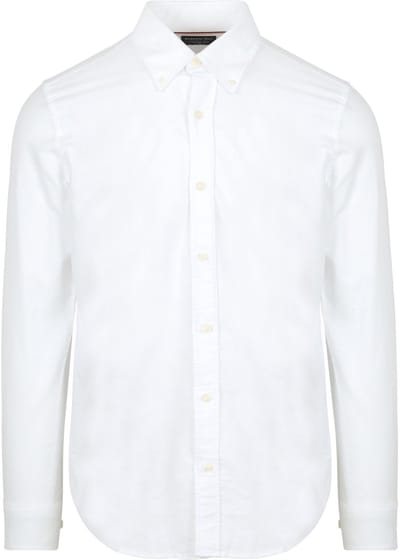 Steppin' Out Overhemd Oxford Wit - Maat S - Heren - Casual Shirt