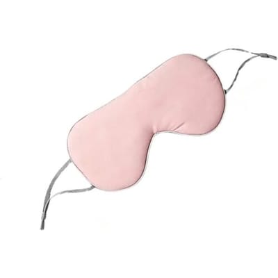 JORDAN&JUDY Ice Silk oogmasker, ademend en koel, dubbelzijdig en om twee kanten op te gebruiken, roze