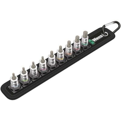 Wera 05003884001 05003884001 Dopsleutelinzetset 1/4 (6,3 mm) 11-delig