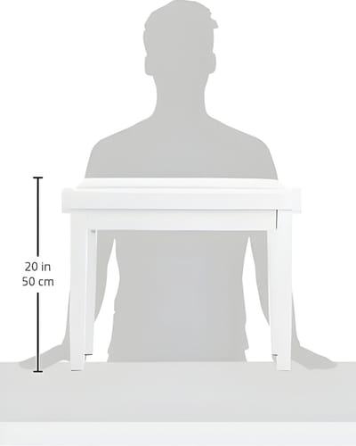 Pianobanken Elegance wit mat, hoogte verstelbaar 45-58 cm, NV42