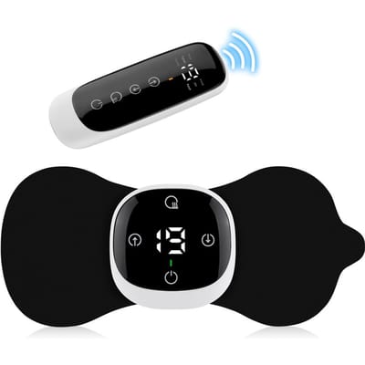 Slimme EMS-puls Nek Schouder Elektrische Massager Sticker Mini Pleister Intelligente Afstandsbediening Cervicale Verlichting Gezondheidszorg