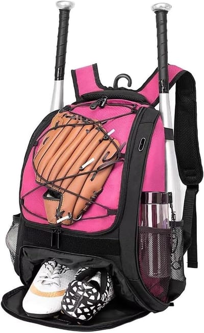 Sportuitrusting tas - Sportrugzak - Sport Organisatie - Apart schoenenvak - 40 Liter - Roze