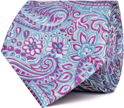 TRESANTI | BILLI | Zijden stropdas paisley | Multi