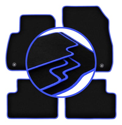 CARLUX-BLUE automatten voor: Opel Zafira C minivan (2012-2018)