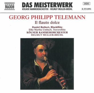 Daniel Rothert, Elke Martha Umbach, Kölner Kammerorchester, Helmut Müller-Brühl - Telemann: II Flauto Dolce (CD)