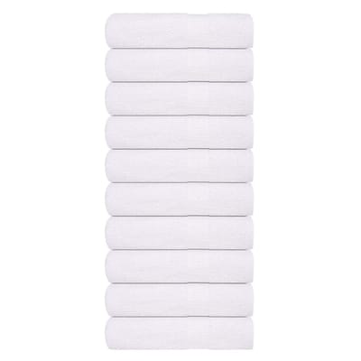 vidaXL - Badhanddoeken - FROGN - 10 - st - 100x150 - cm - 360 - g/m² - wit