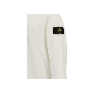 Sweatshirt à Manches Longues Logo Couleur Unie Stone Island Homme tops K2S156100060S0051-V0093 XL white