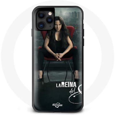 Coque de téléphone - La Reine du Sud - Iphone 12 Pro Max - Silicone noir - Design souple - Mixte noir