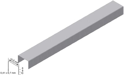 Prebena Nietjes 8 mm verzinkt in blisterverpakking - VZ08CNK-B