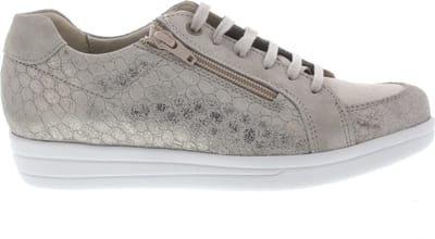Dames Veterschoenen Xsensible Alia Taupe Taupe Metallic - Maat 7