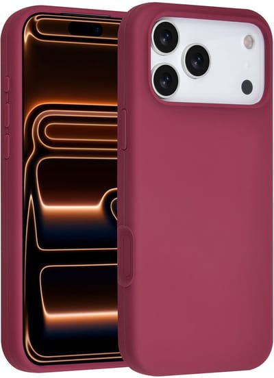 TUNIQ telefoonhoesje voor Apple iPhone 17 Pro Max - Siliconen backcover - Paars