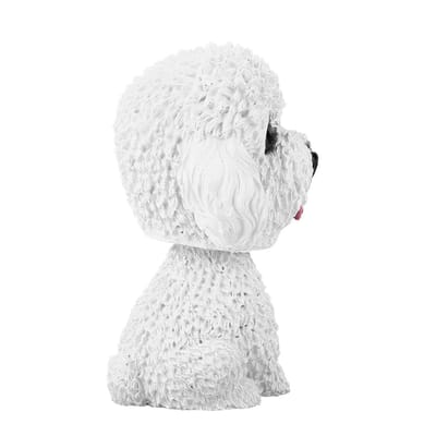 Dailygoods- Bobble Head Hond - Schuddend Ornament - Auto-interieur Decor - Milieuvriendelijk Hars - Hoge Simulatie - Schattig Design - Hondbeeldje