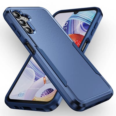 Back Cover Geschikt voor Samsung Galaxy A14 | Rugged Hoesje | Beschermhoes | Schokbestendige Hardcase | Shockproof | Tegen Vallen | Blauw