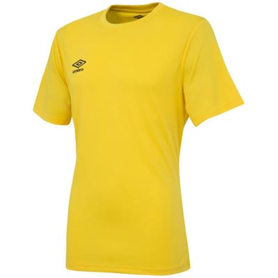 Umbro Heren Club Trui met korte mouwen (Geel)