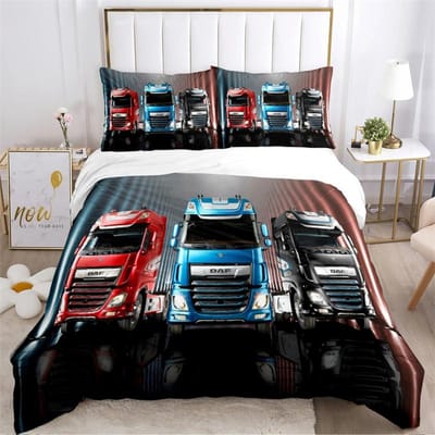 DAF Truck Casal Beddengoed Se Dekbedovertrekset met kussensloop Huistextiel Twin Full Queen King Kindercadeau 175X220cm-3pcs