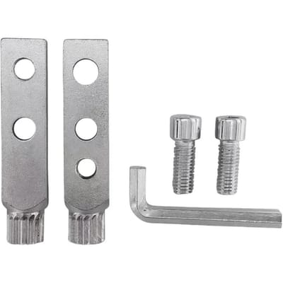 Draadbreuk Uitdraaier Draadsnijgereedschap Tap Schroefverwijderaar Waterkraan Hoekventiel Reparatie voor 4/6 Punten Boutuitdraaier Loodgietersgereedschap 1 set zilver