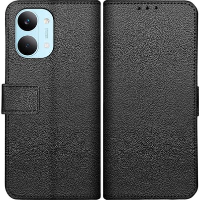 Cazy hoesje geschikt voor Xiaomi Poco X8 Pro Max Hoesje met Pasjeshouder - Bookcase Classic - Zwart