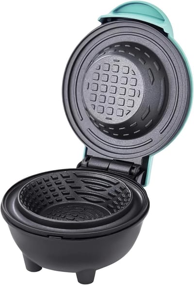 IJshoorntjes Maker - Wafelmaker Kegels - Desserts Maken - Anti-aanbaklaag - 17 x 13 x 17 cm - Blauw