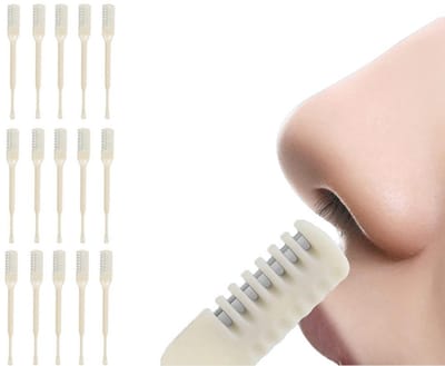 Neushaartrimmer - 15 stuks - 8,3x1cm - 360 graden draaibare neushaartrimmer - Draagbare handmatige neushaartrimmer - Unisex neushaartrimmer - Handmatige veiligheidsreiniging - Geïntegreerde neushaartrimmer