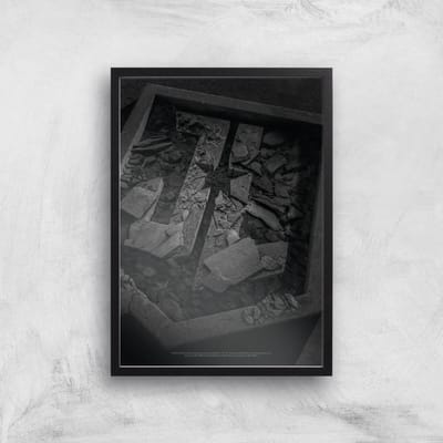 Justice League Logo Poster Giclee Art Print - A3 - Black Frame