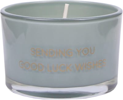 MY FLAME - Sojakaars met waxfiguurtje - SENDING YOU GOOD LUCK WISHES - Jasmin Luxe - Branduren: 25u