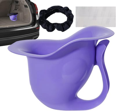 Draagbaar Potje - Reispotje Kinderen - Zindelijkheidstraining - Antislip Ontwerp - 20 x 18 x 15 cm - Paars