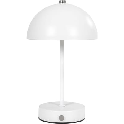 House Nordic Holt Wit LED Tafellamp Oplaadbaar