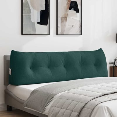 vidaXL - Rugkussen - Donkergroen - 160 - x - 24 - x - 50 - cm - Stof