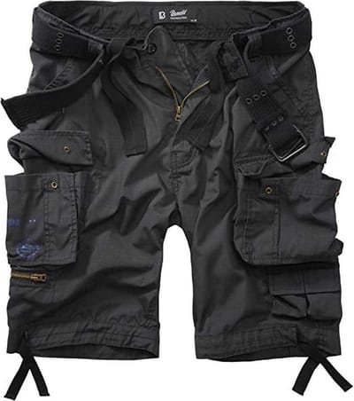 BRANDIT Savage Ripstop Cargo Korte Broek - Heren - Black - L