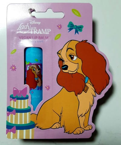 Disney Lady Vagebond lipbalm - lippenbalsem lipbalsem - cranberry scent - cranberries - 4.3 g - vegan - 6+