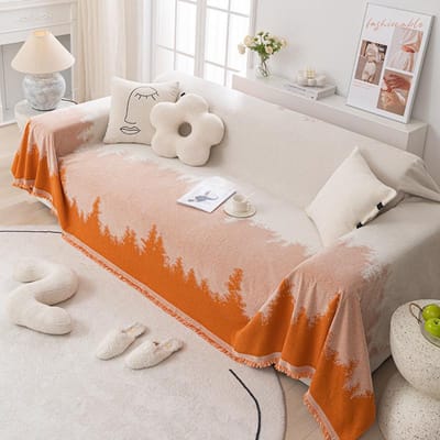 Vier Seizoenen Universele Chenille Kwast Anti-kattenklauw Bankhoes Scandinavische Ins Stijl Hoes Handdoek Bankhanddoek Set Volledige Hoes Doek 180*130cm
