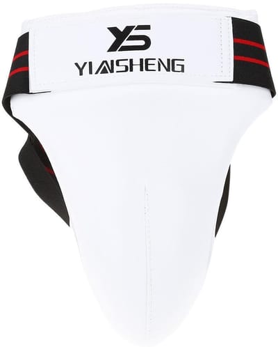 Cosensi - Dieptebescherming - Jockstrap - Verstelbaar - Boxing en Karate - Schokabsorberend - Volwassenen - PU Kunstleer