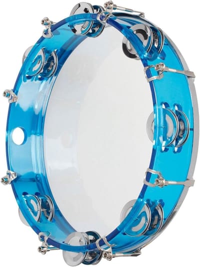 Hand Tamboerijn - Muziek Drum - Muziek Maken - Verstelbare Klank - 26.8 cm - Blauw
