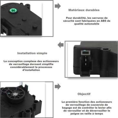 Dailygoody - Achterklep Slotactuator - Power Latch Lock - Eenvoudige