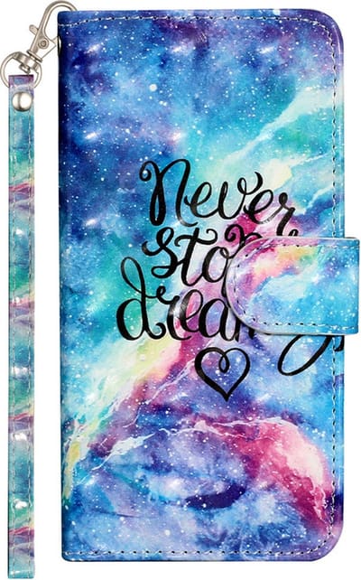 Bookcase hoesje met print Dreaming Universe Geschikt voor: iPhone 14