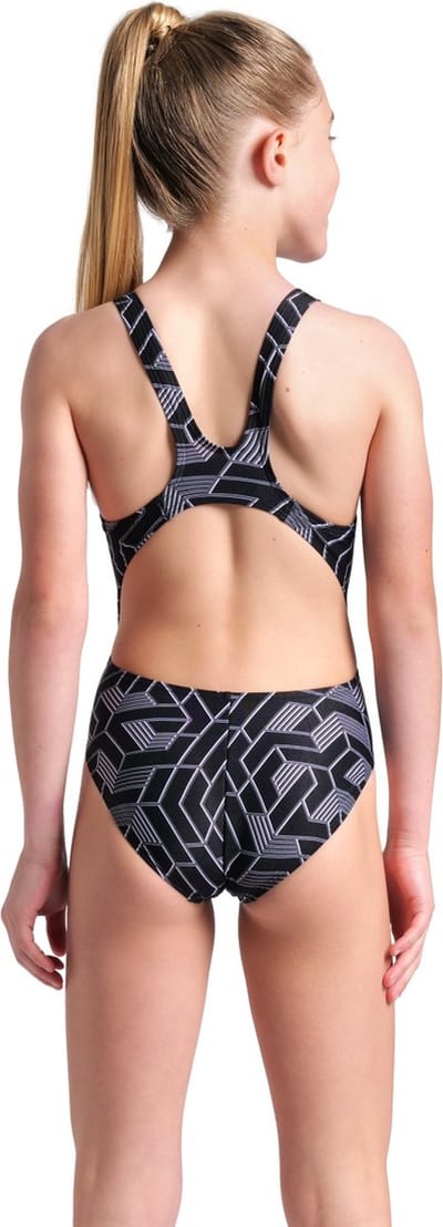 Arena Meisjes Badpak Escape Swim Tech L Team Zwart