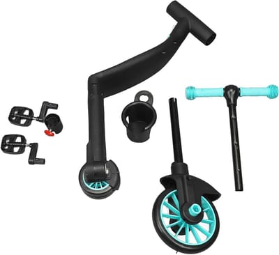 Kinderen Driewieler - Peuter Scooter Fiets - Buiten Spelen - Multifunctioneel Verstelbaar - 68 x 28 x 17 cm - Blauw