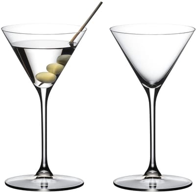 Dailygoods- Cocktailglazen 200 ml - Martini/Cocktail - 2 Stuks - Elegante Glazen - Diamantvorm - Perfect voor Cocktails - Martiniglazen