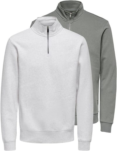 Only & Sons Heren sweattroyer 2 pack Ceres