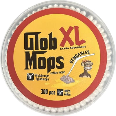Bendable XXL Katoenen Wattenstaafjes - 6-pack | Extra Absorberend en Milieuvriendelijk | 300 Stuks
