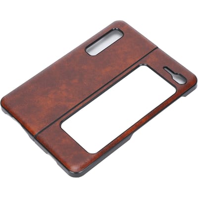 Étui de téléphone à écran pliable pour Samsung Galaxy Z Fold I   W20 Housse de téléphone en cuir Étui de téléphone portable marron