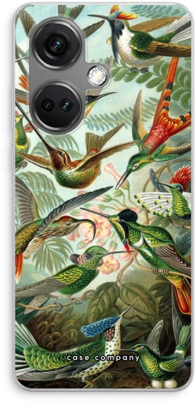 Case Company® - Hoesje geschikt voor OnePlus Nord CE 3 hoesje - Haeckel Trochilidae - Soft Cover Telefoonhoesje - Bescherming aan alle Kanten en Schermrand